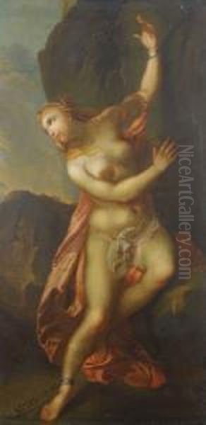 Andromeda Oil Painting by Pietro Liberi