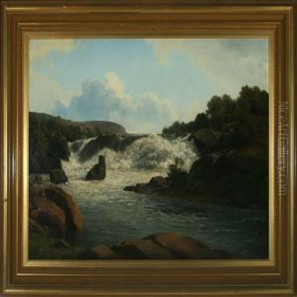 Coastel Scenery Oil Painting by Georg Emil Libert