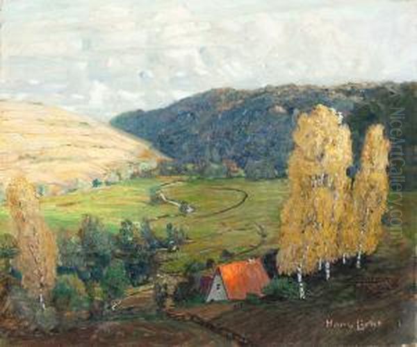 Das Einsame Haus Oil Painting by Hans Licht