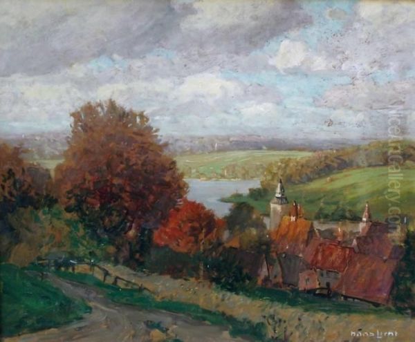 Stadtchen Oil Painting by Hans Licht