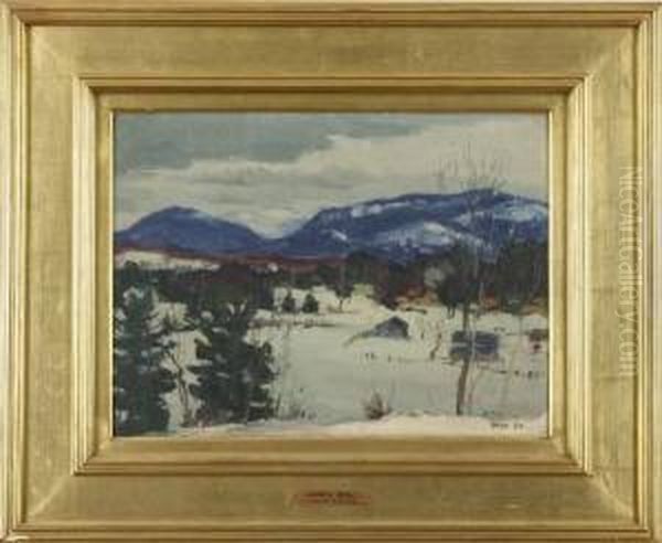 Lowery Day Oil Painting by Jonas Lie