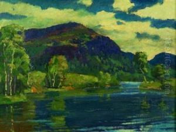 Acadia National Park Oil Painting by Jonas Lie