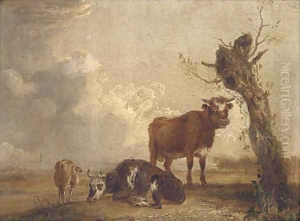 Cattle in a landscape Oil Painting by Aelbert Cuyp