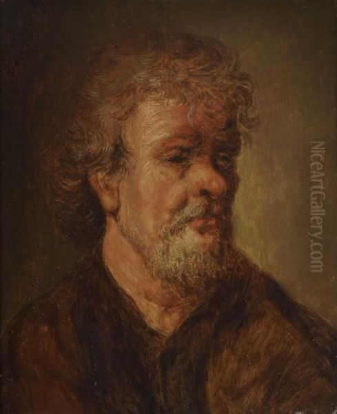 Bartiger Mann Oil Painting by Jan Lievens