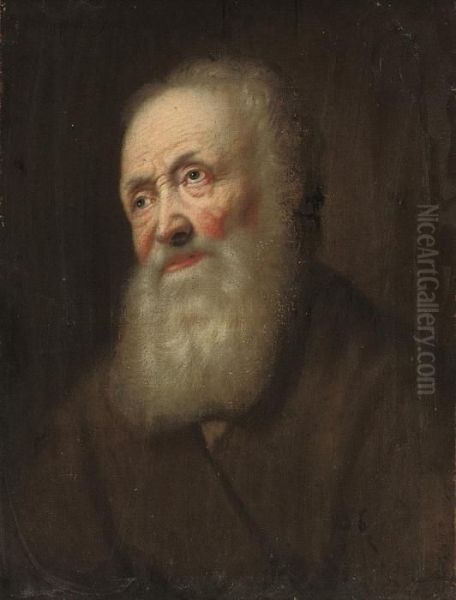 Head Of An Old Man Oil Painting by Jan Lievens