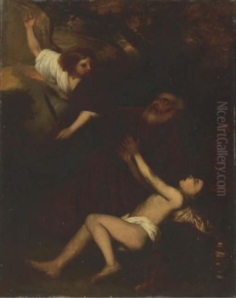 The Sacrifice Of Isaac Oil Painting by Jan Lievens