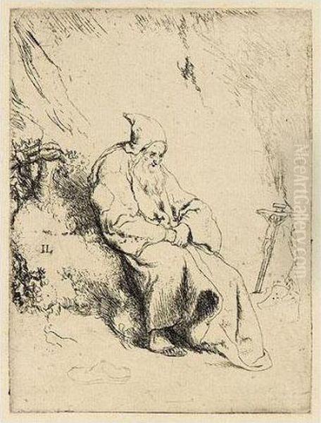 The Hermit (holl.16) Oil Painting by Jan Lievens