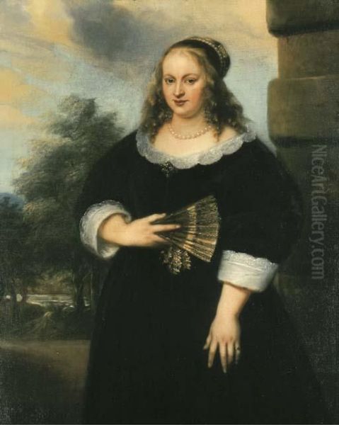 Portrait Of A Lady Oil Painting by Jan Lievens