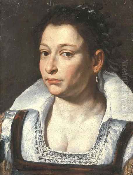 Portrait of a lady Oil Painting by Giacomo Ceruti (Il Pitocchetto)