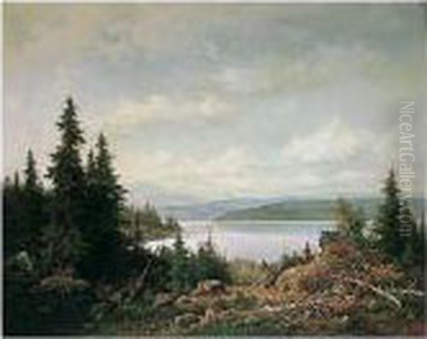 Eramaanakyma (over The Wilderness) Oil Painting by Berndt Adolf Lindholm