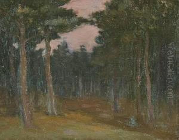 Carl Olof Lindin . Oil Painting by Carl Olaf Eric Lindin