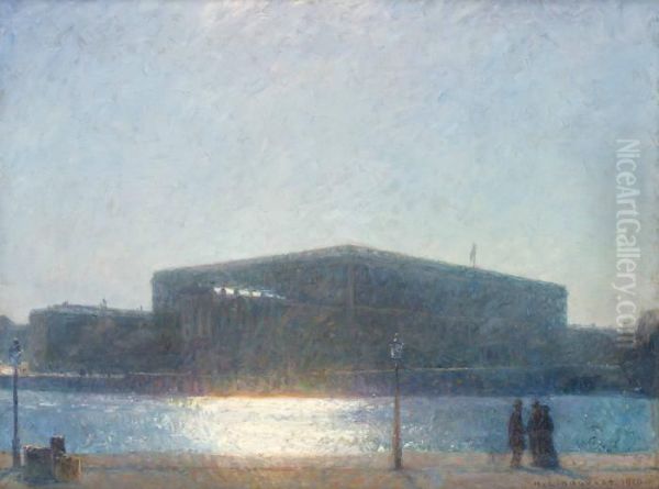 Stockholms Slott Oil Painting by Herman Lindqvist