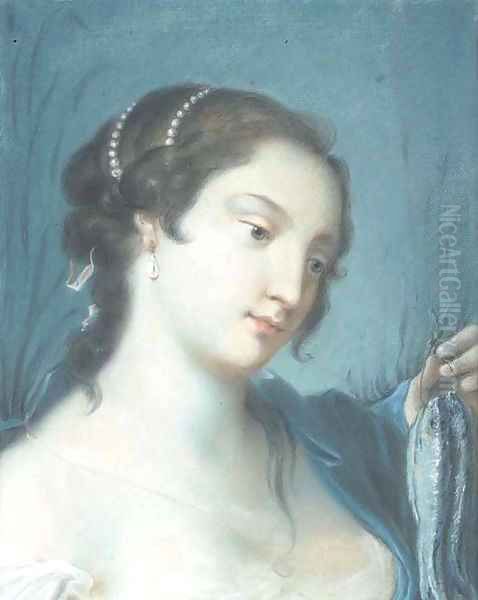 L'Acqua Oil Painting by Rosalba Carriera