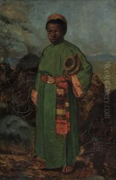 The Water Carrier Oil Painting by James Dromgole Linton