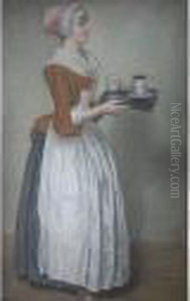 The Chocolate Girl Oil Painting by Etienne Liotard