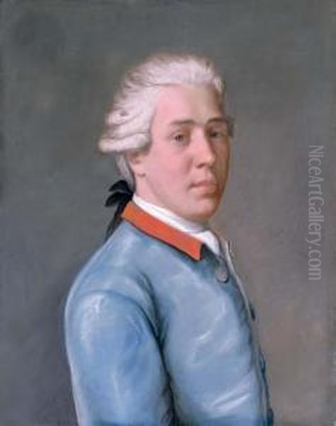 Portrait Of A Young Englishman Oil Painting by Etienne Liotard