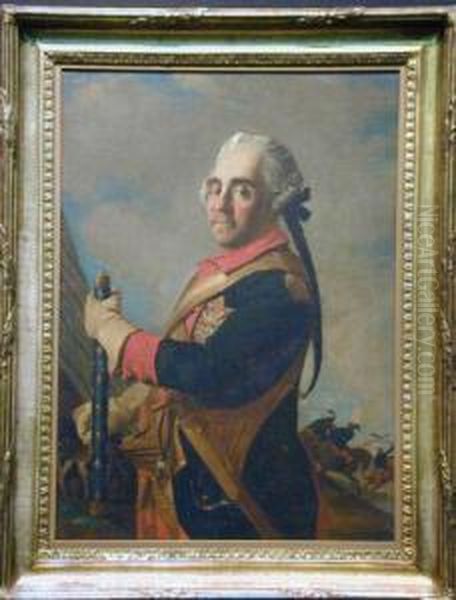 Portrait Of The Marquis De Saxe Oil Painting by Etienne Liotard