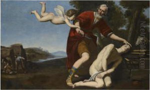 The Sacrifice Of Isaac Oil Painting by Lorenzo Lippi