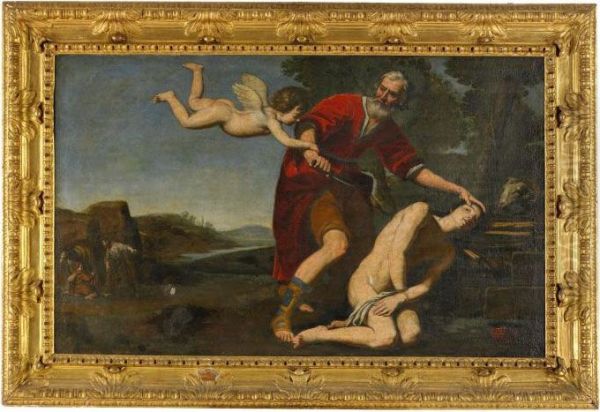 The Sacrifice Of Isaac Oil Painting by Lorenzo Lippi