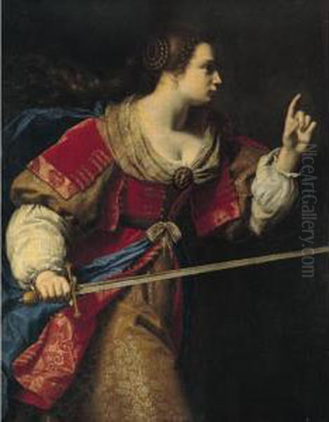 Judith Oil Painting by Lorenzo Lippi