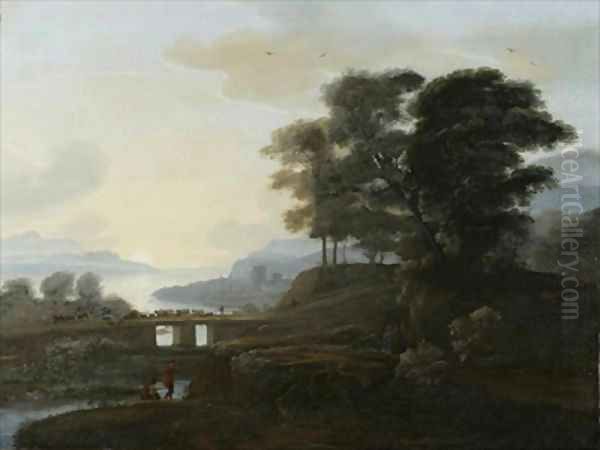 Classical Landscape Oil Painting by Claude Lorrain (Claude Gellee)