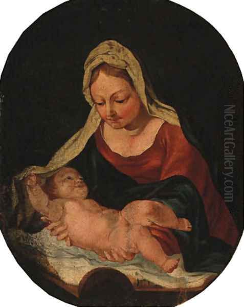 The Madonna and Child 2 Oil Painting by Daniele Crespi