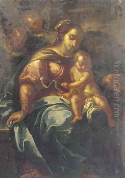 The Madonna and Child Oil Painting by Daniele Crespi