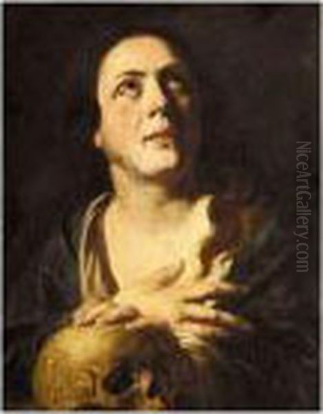 The Penitent Magdalene Oil Painting by Johann Liss