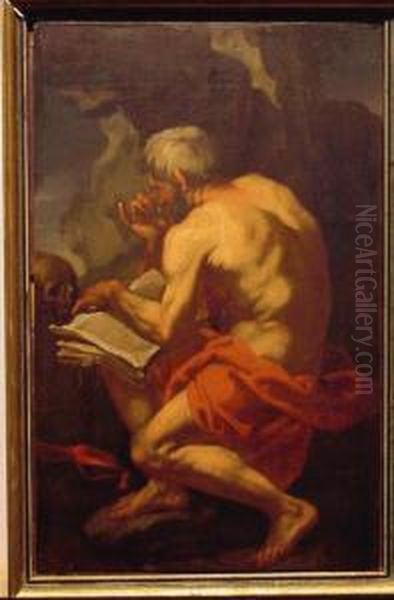 St. Jerome In The Wilderness by Johann Liss