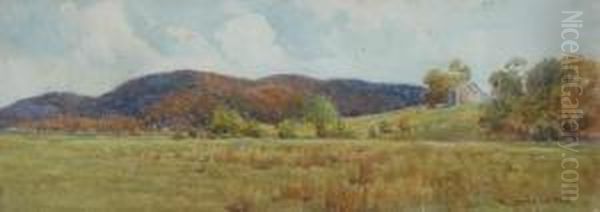 Rural Landscape Oil Painting by William Lister Lister