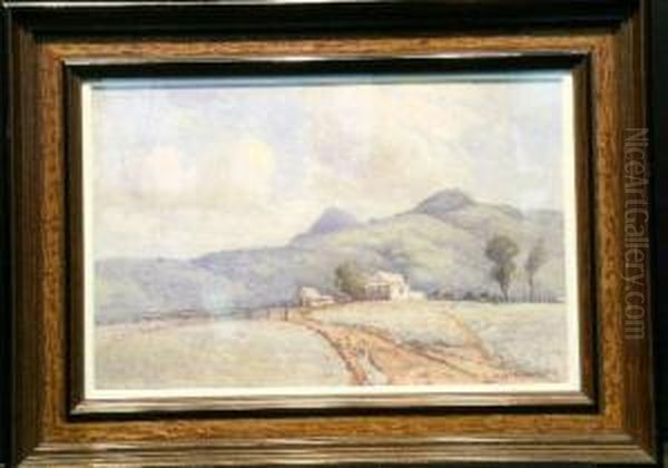 The Mountain Farm Oil Painting by William Lister Lister