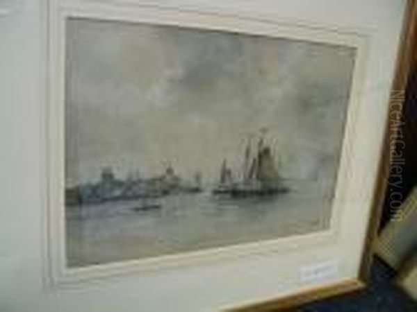 Dordrecht Oil Painting by J. Little