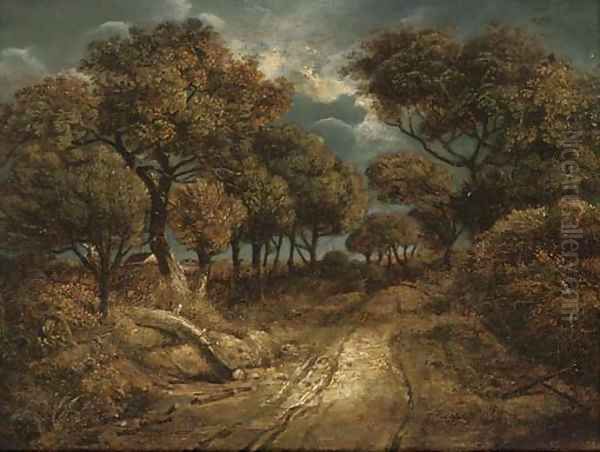 A path on Mouse Hole Heath Oil Painting by John Crome