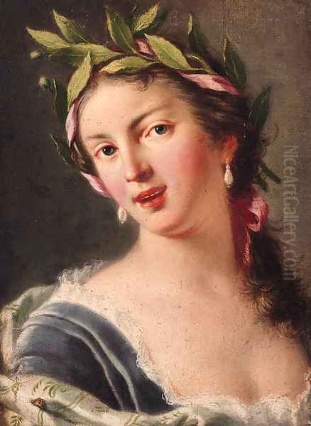 Portrait of a lady Oil Painting by Luigi Crespi