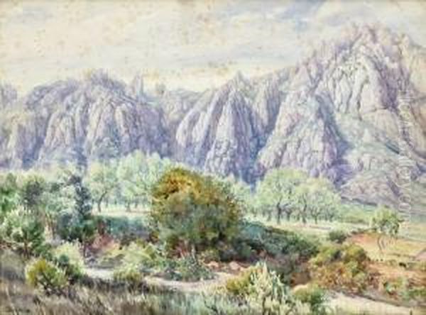 Paisaje Oil Painting by Joan Llaverias Labro