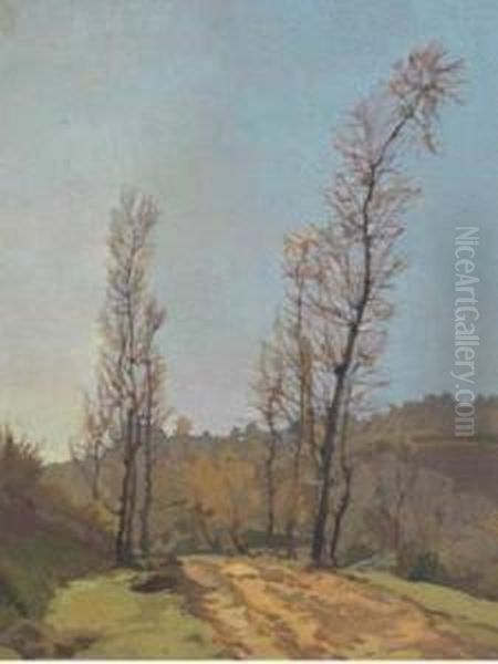 Strada Alberata Oil Painting by Llewelyn Lloyd