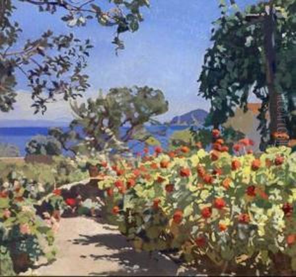 Marciana Marina Oil Painting by Llewelyn Lloyd