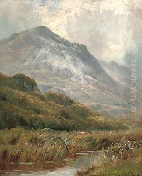 Morning mists, Barmouth Oil Painting by Henry Hadfield Cubley