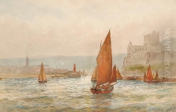 Peel Harbour Oil Painting by Robert Malcolm Lloyd