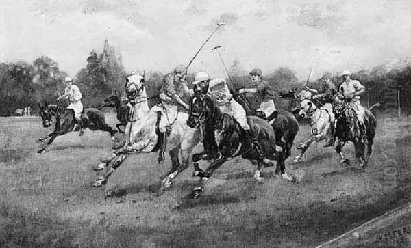 Polo. Oil Painting by Thomas Ivester Lloyd