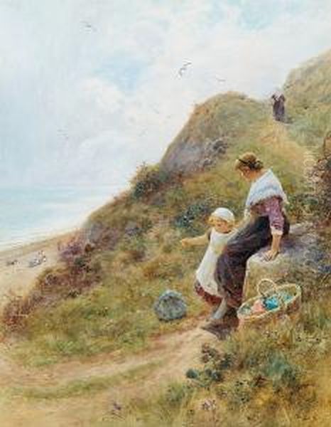 The Path To The Beach Oil Painting by Thomas Lloyd