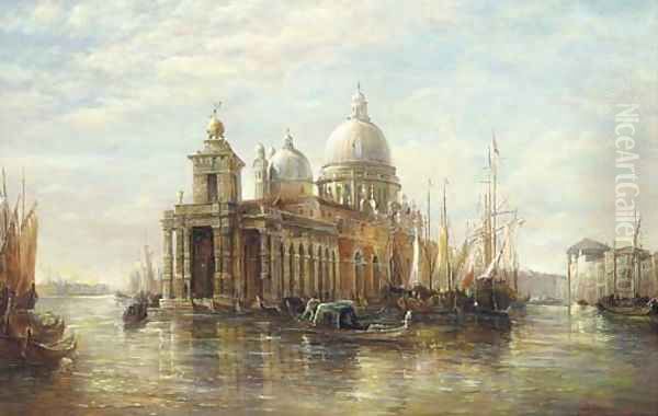 Dogana di Mare, Venice Oil Painting by Pietro Medici, CONTEMPORARY