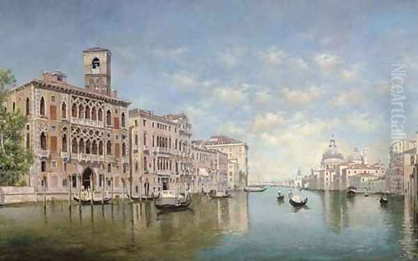 The Grand Canal, Venice Oil Painting by Federico del Campo