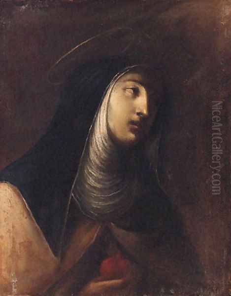 The Virgin of the Sorrows Oil Painting by Francesco del Cairo