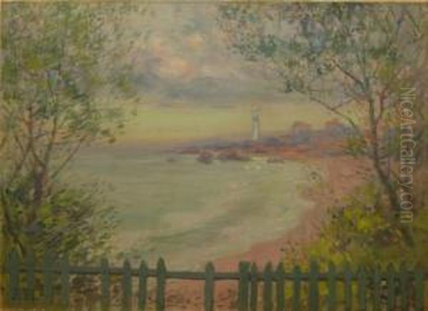 Plaja La Biarritz Oil Painting by Kimon Loghi