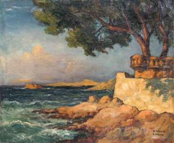 Landscape Form The South Of France Oil Painting by Kimon Loghi