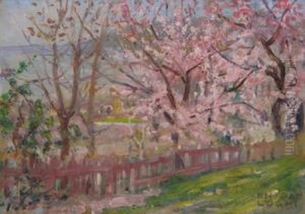 Spring Oil Painting by Kimon Loghi