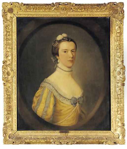 Portrait of a lady Oil Painting by Sir George Chalmers