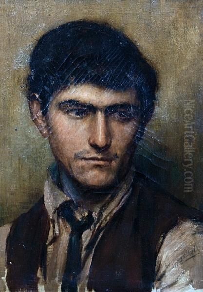 Portrait Of A Young Man Oil Painting by William Logsdail