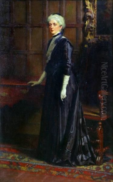 The Marchioness Of Zetland Oil Painting by William Logsdail